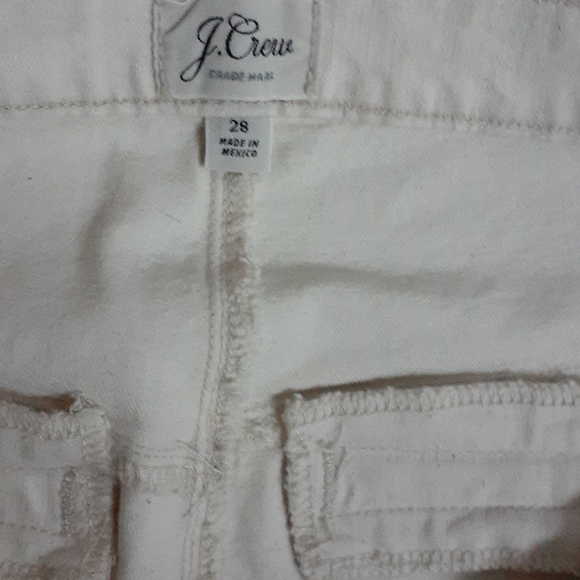 J. Crew High Rise Ecru Flare Jeans - Picture 4 of 10